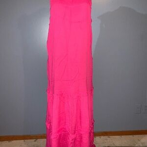 Vibrant Pink Maxi Dress